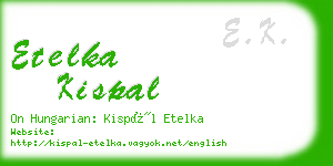 etelka kispal business card